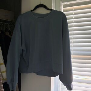 Lululemon softstreme perfectly oversized cropped crew